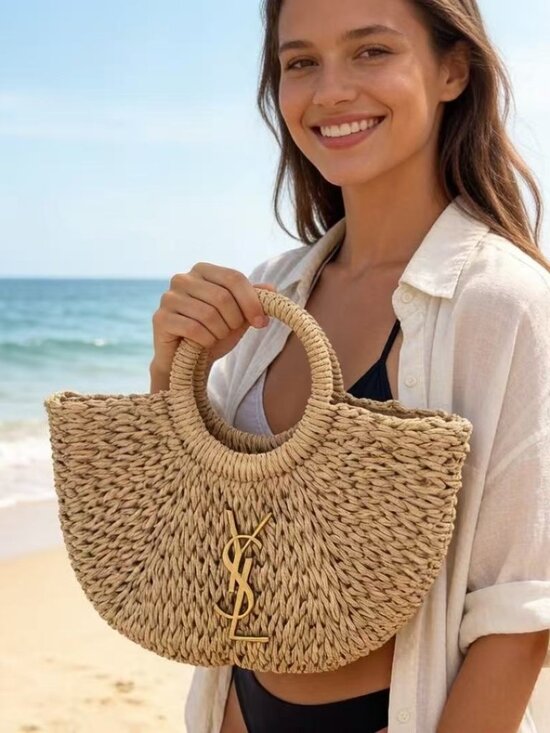 Yves Saint Laurent Handbags - Saint Laurent's new straw bag